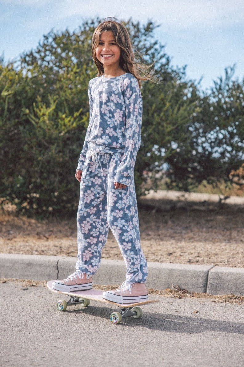 Feather 4 Arrow Prism Hacci Jogger - Dusty Blue
