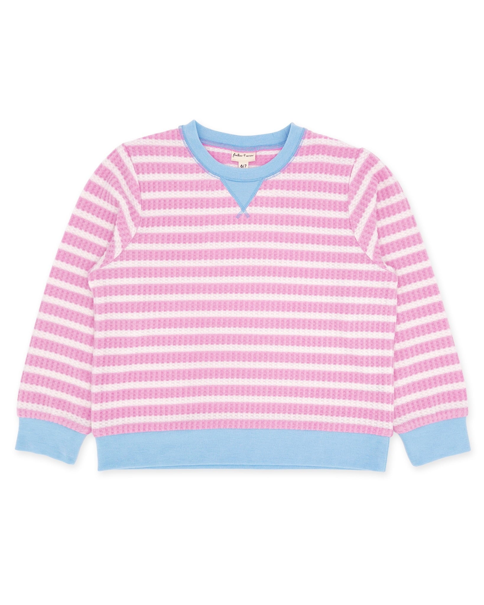 Feather 4 ArrowFeather 4 Arrow Scout Stripe Top - Pink GlossBabysupermarket