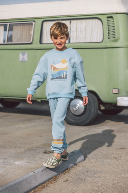 Feather 4 Arrow Feather 4 Arrow Wyatt Scenic Jogger - Sterling Blue