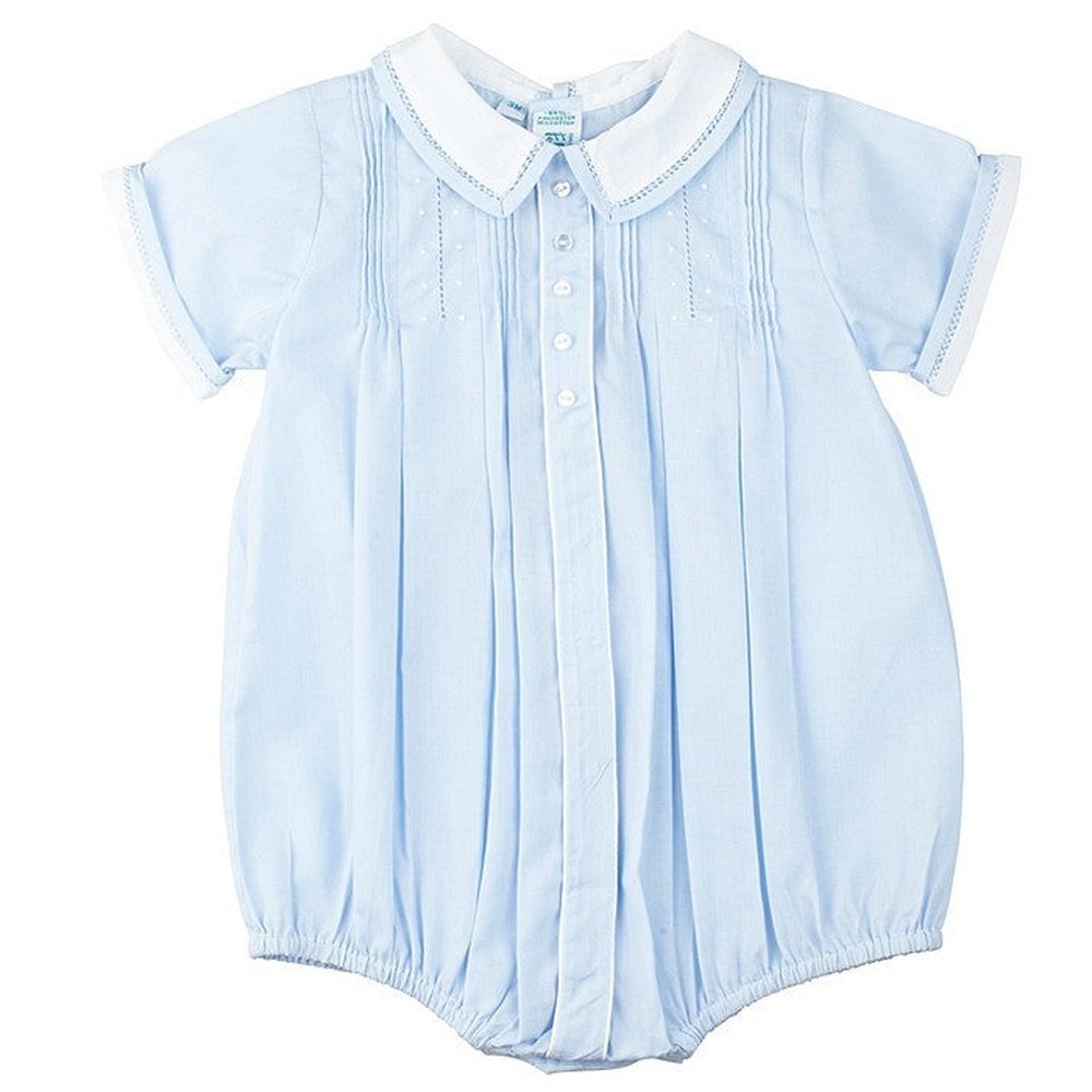 Feltman Brothers Apparel & Gifts Blue / 3 Mo Feltman Brothers Button Front Dot Bubble