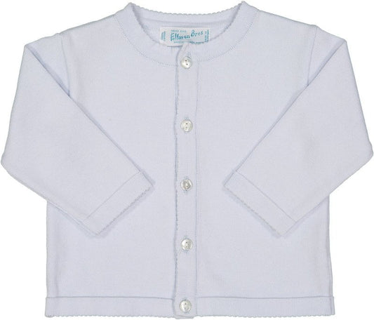 Feltman Brothers Light Blue Classic Knit Cardigan