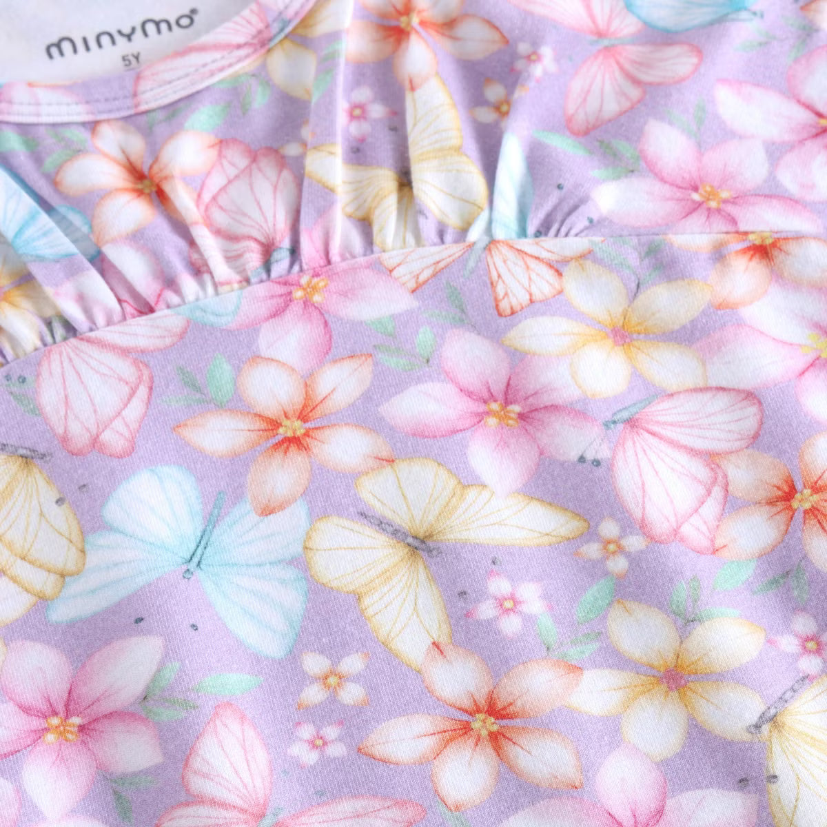 MinymoMinymo Girls Butterfly & Flowers T-ShirtBabysupermarket