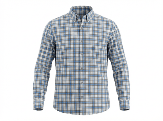 Finn Boys Shirts Falls Plaid / 5 Finn Boys Pierfront Buttondown - Falls Plaid