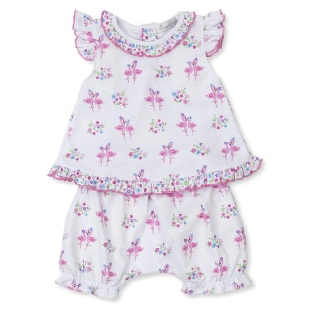 Kissy Kissy Flamingo Flower Fiesta Sunsuit Set