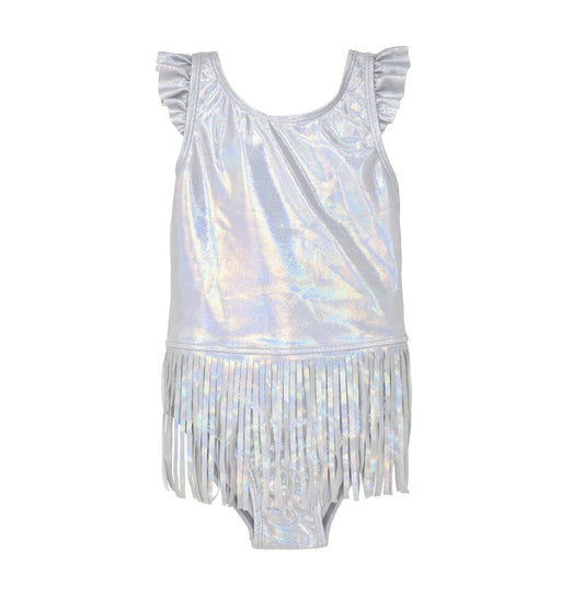 Flap Happy Keilani One Piece Swimsuit with Fringe & Mermaid Scales