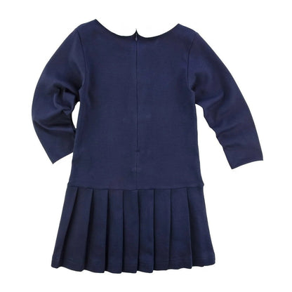 Florence Eiseman Toddler Florence Eiseman Knit Dress with Pleated Skirt & Bows