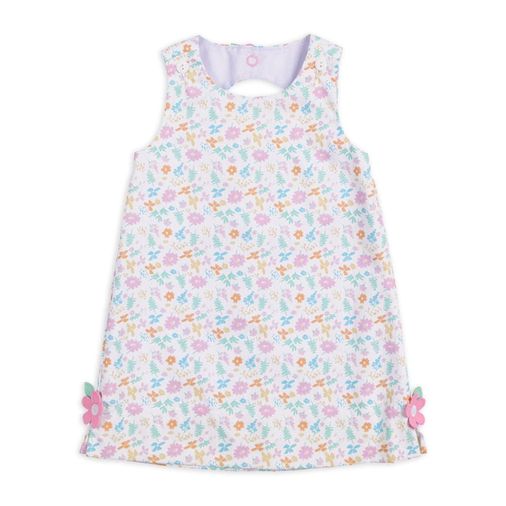 Florence Eiseman Tea Time Printed Dress with Flowers