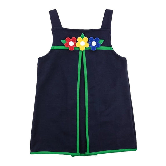 Florence Eiseman Kids Navy / 4 Florence Eiseman To the Rescue Jumper with Flowers