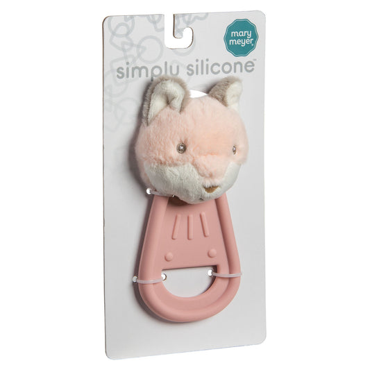 Mary Meyer Simply Silicone Character Fox Teether