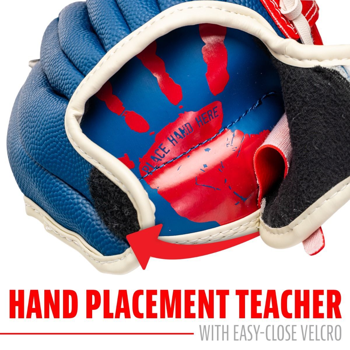 Franklin Sports My First Air Tech Adapt Series T-Ball Fielding Glove Blue/Red