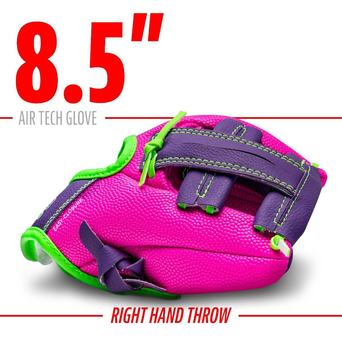 Franklin Sports My First Air Tech Adapt Series T-Ball Fielding Glove Pink/Purple