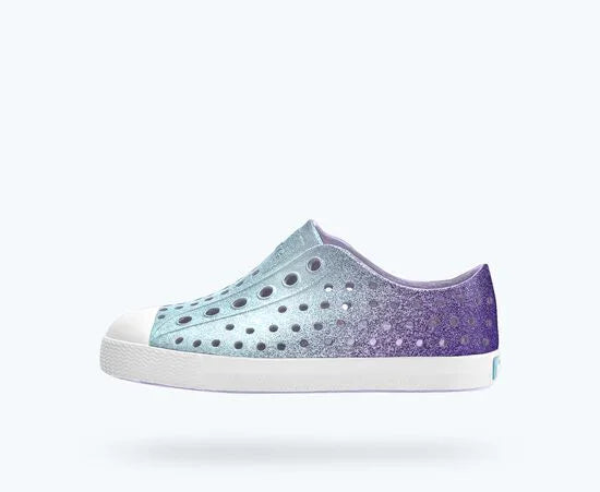 NativeNative Shoes - Jefferson Bio-Bling Kids - Fresco Twirling Bling/Shell WhiteBabysupermarket