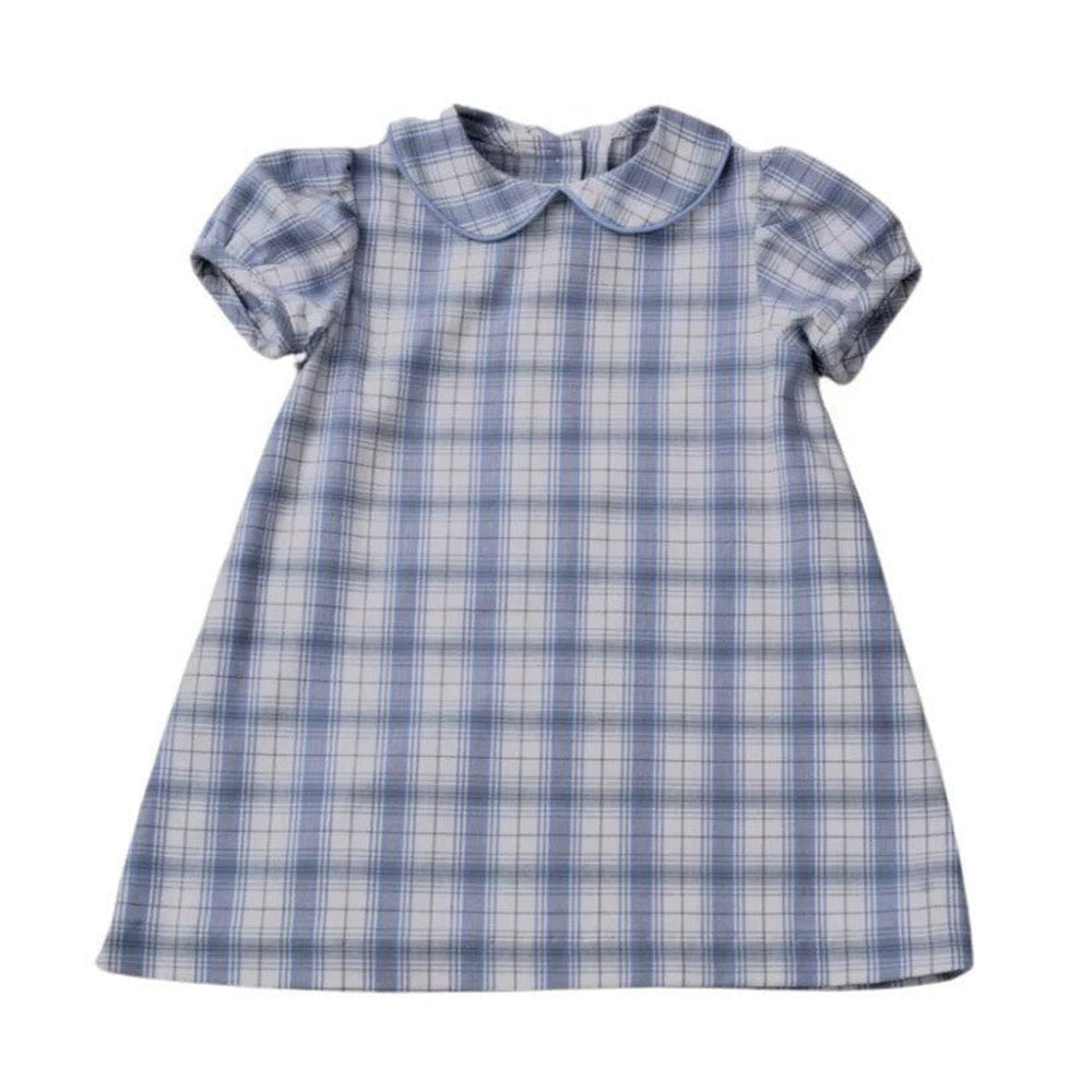 Funtasia Too Blue & Tan Plaid Float Dress