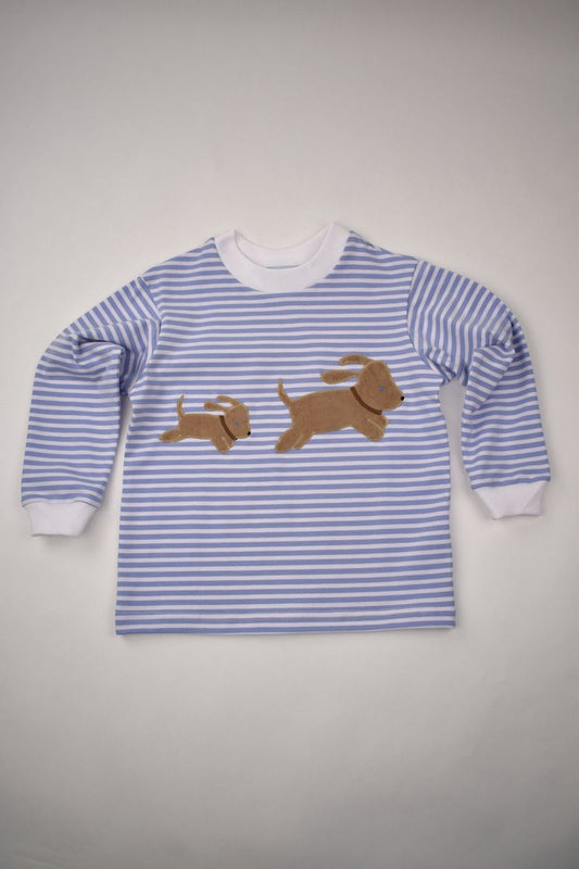 Funtasia Too Blue / 2 Toddler Funtasia Too Boys Dogs Striped Tee & Pant Set