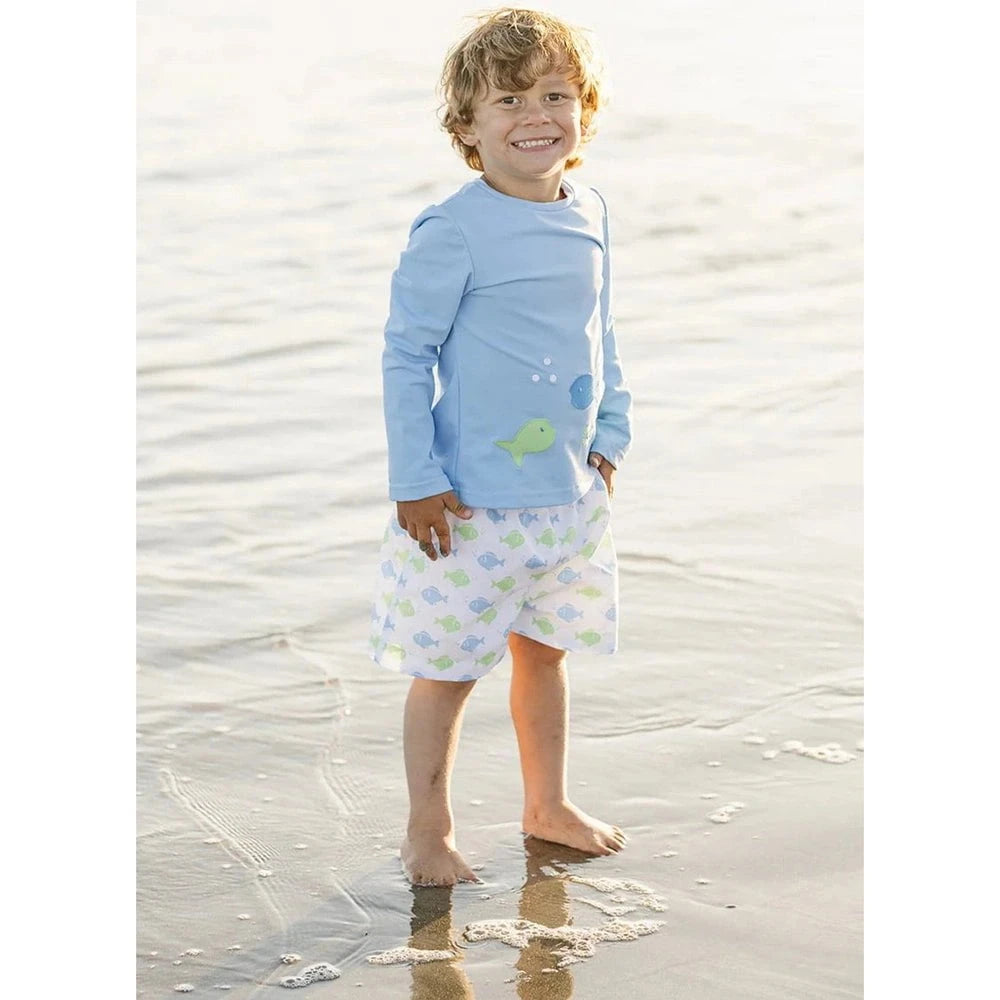 Funtasia Too Toddler Funtasia Too Boys Fish Swim Trunk