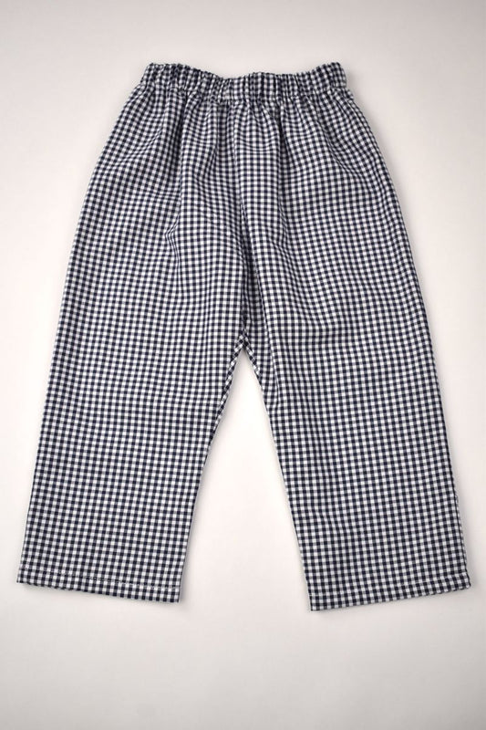 Funtasia Too Navy Check / 2 Toddler Funtasia Too Boys Navy Check Pant