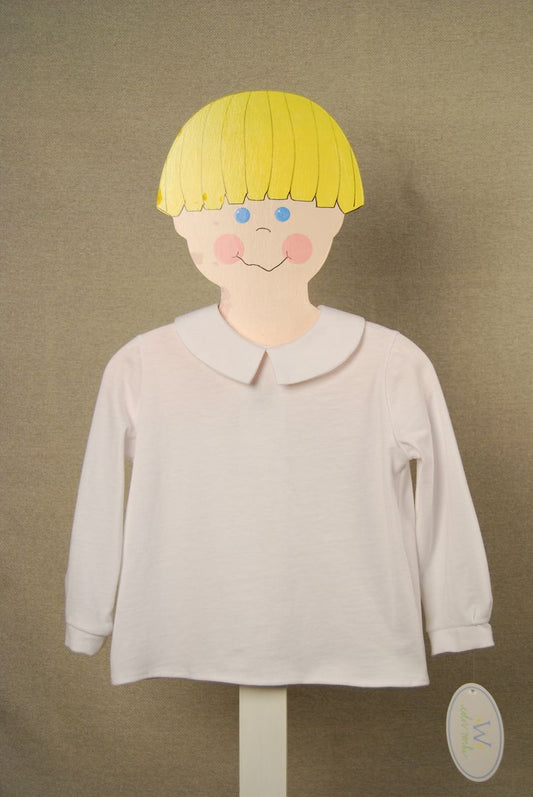 Funtasia Too White / 9 Mo Funtasia Too Boys White Knit Shirt