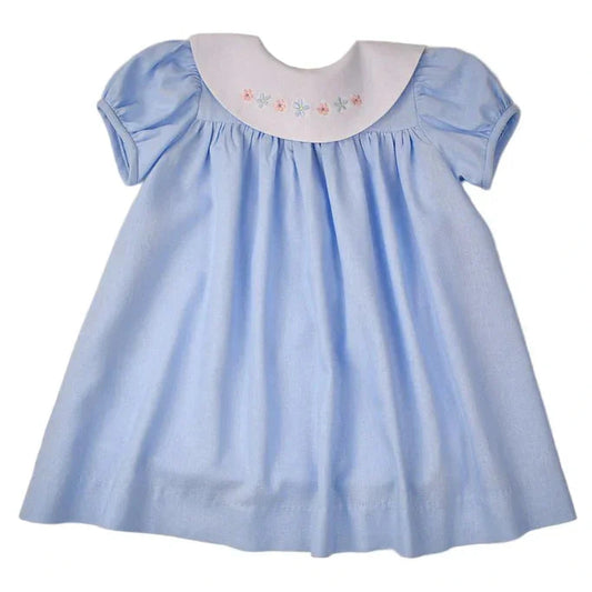 Funtasia TooFuntasia Too Girls Embroidered Collar Blue Float DressBabysupermarket
