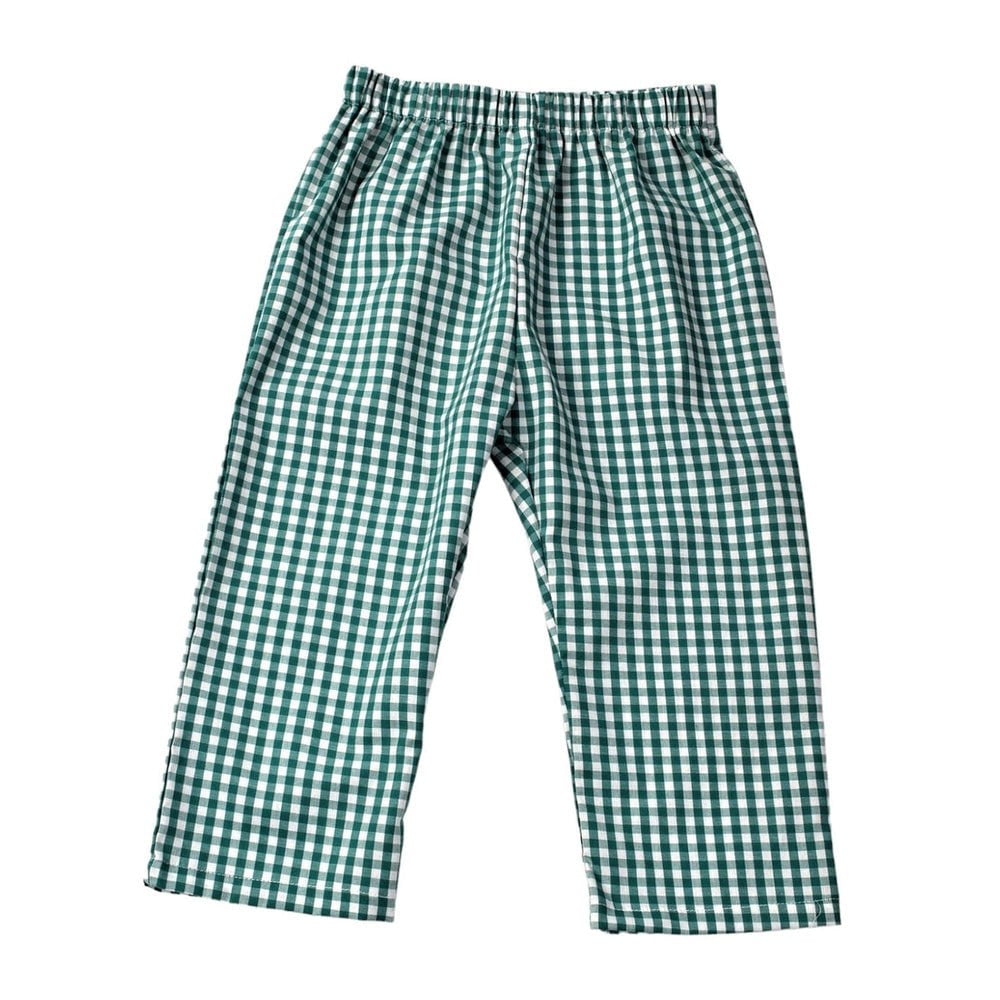 Funtasia Too Apparel & Gifts Green / 2 Toddler Funtasia Too Green Check Pants
