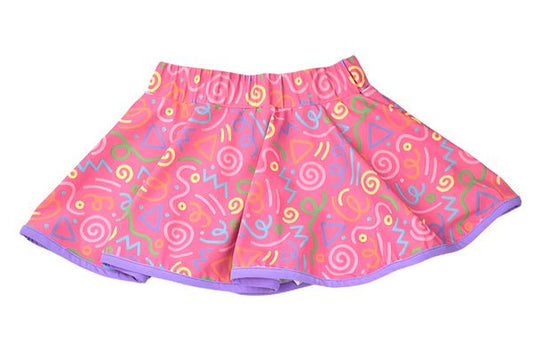 Funtasia Too Lilac & Hot Pink / 5 Funtasia Too Hot Pink Squiggles Athletic Skort Set