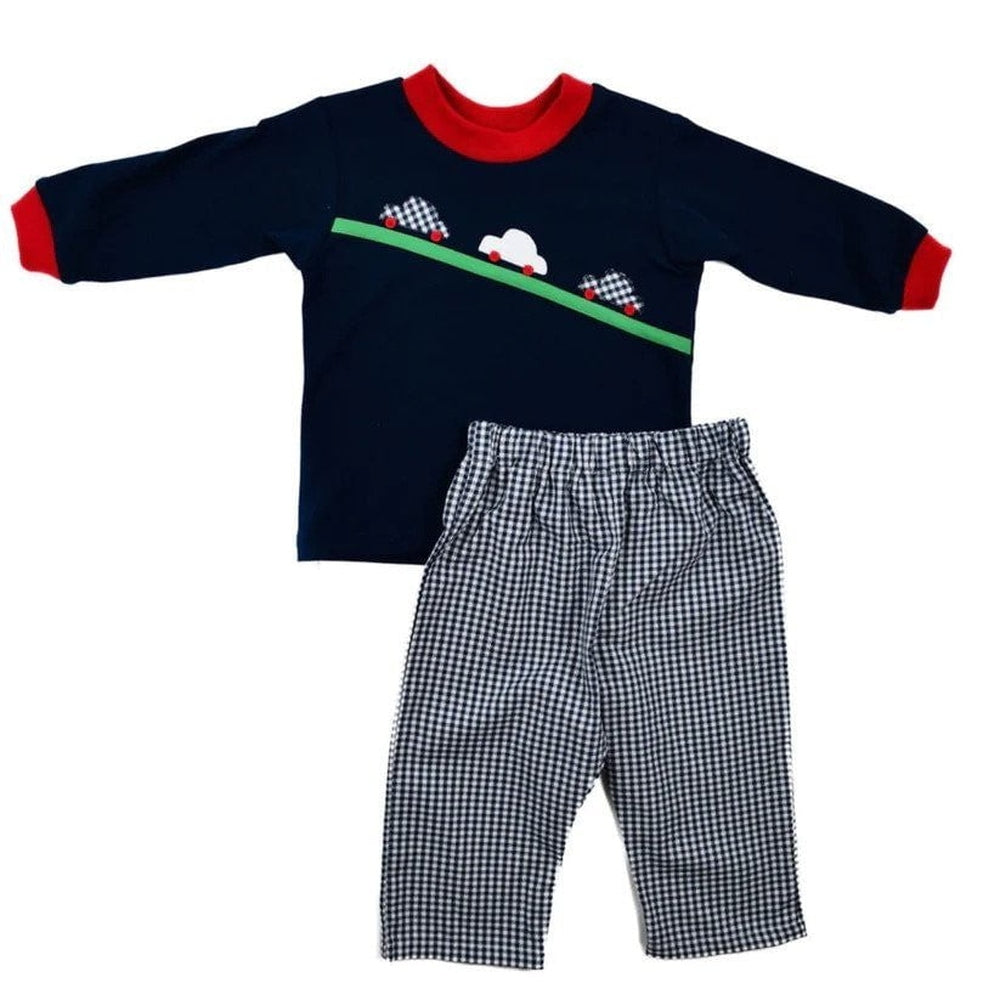 Funtasia Too Navy Cars Pant Set