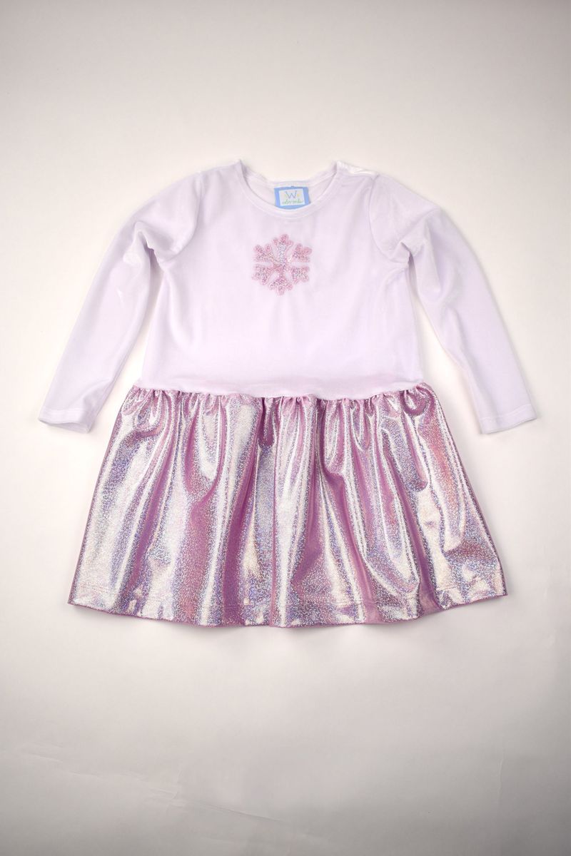 Funtasia Too Snowflake Sparkly Dress - Multi Color
