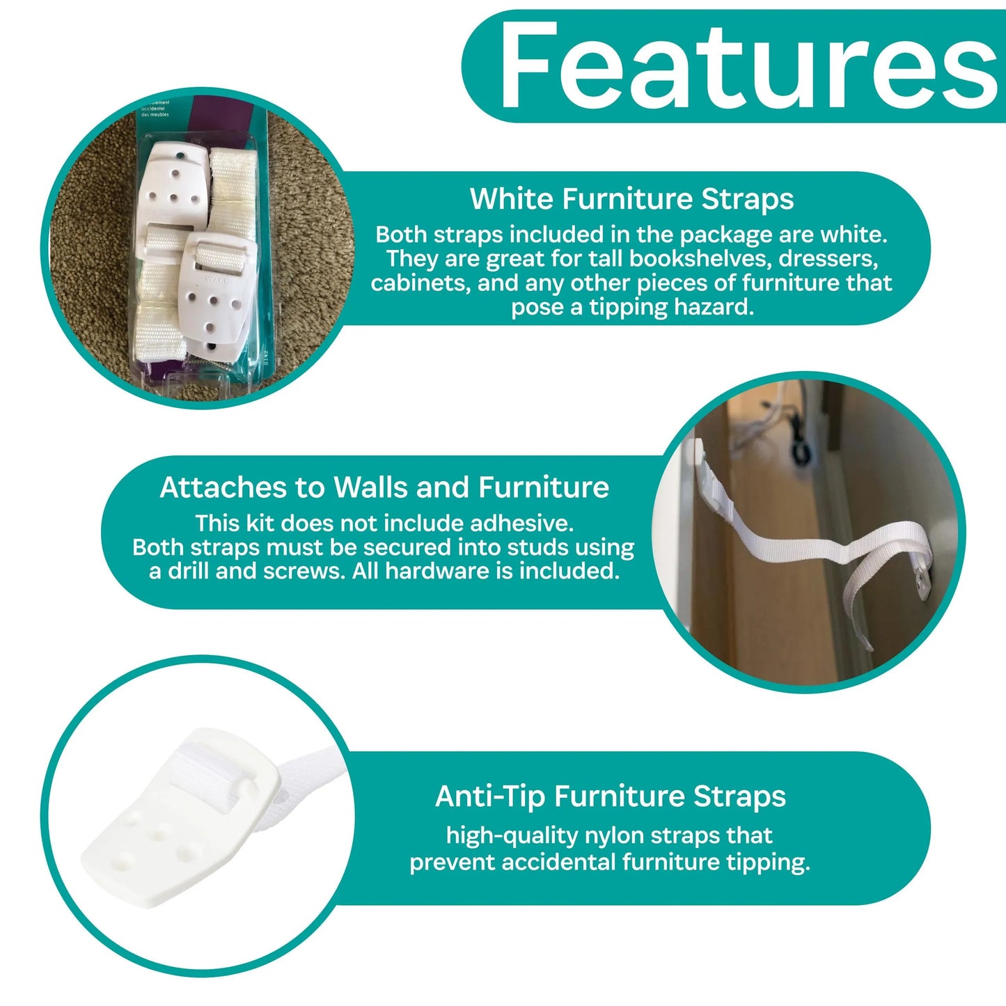 KidCo Anti Tip Furniture Strap