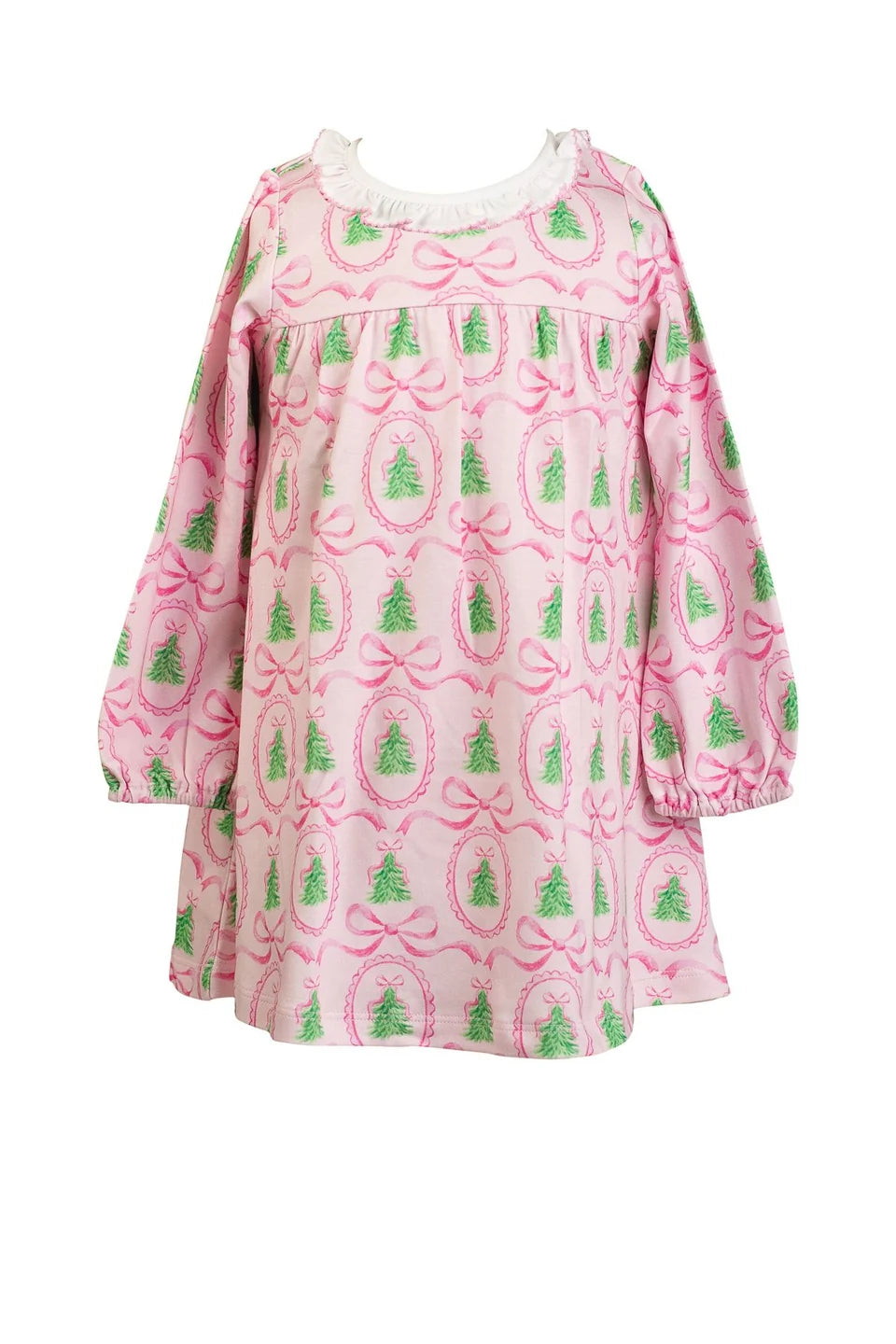 Proper Peony Girls Pink Tannenbaum Dress