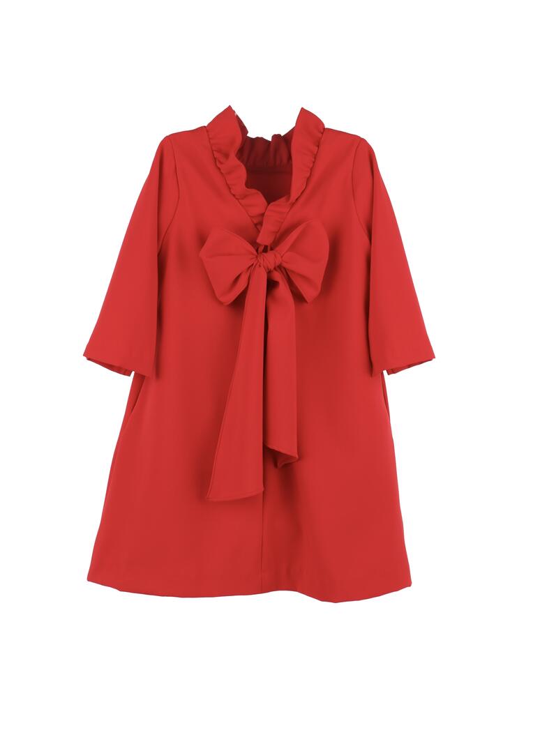 CaseroGabby Blair Long Sleeve Bow Back DressBabysupermarket