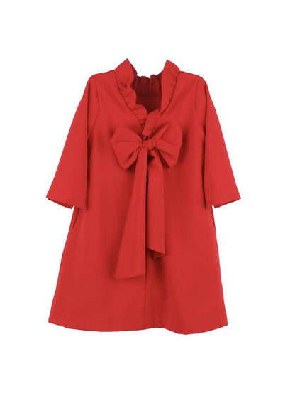 CaseroGabby Blair Long Sleeve Bow Back DressBabysupermarket