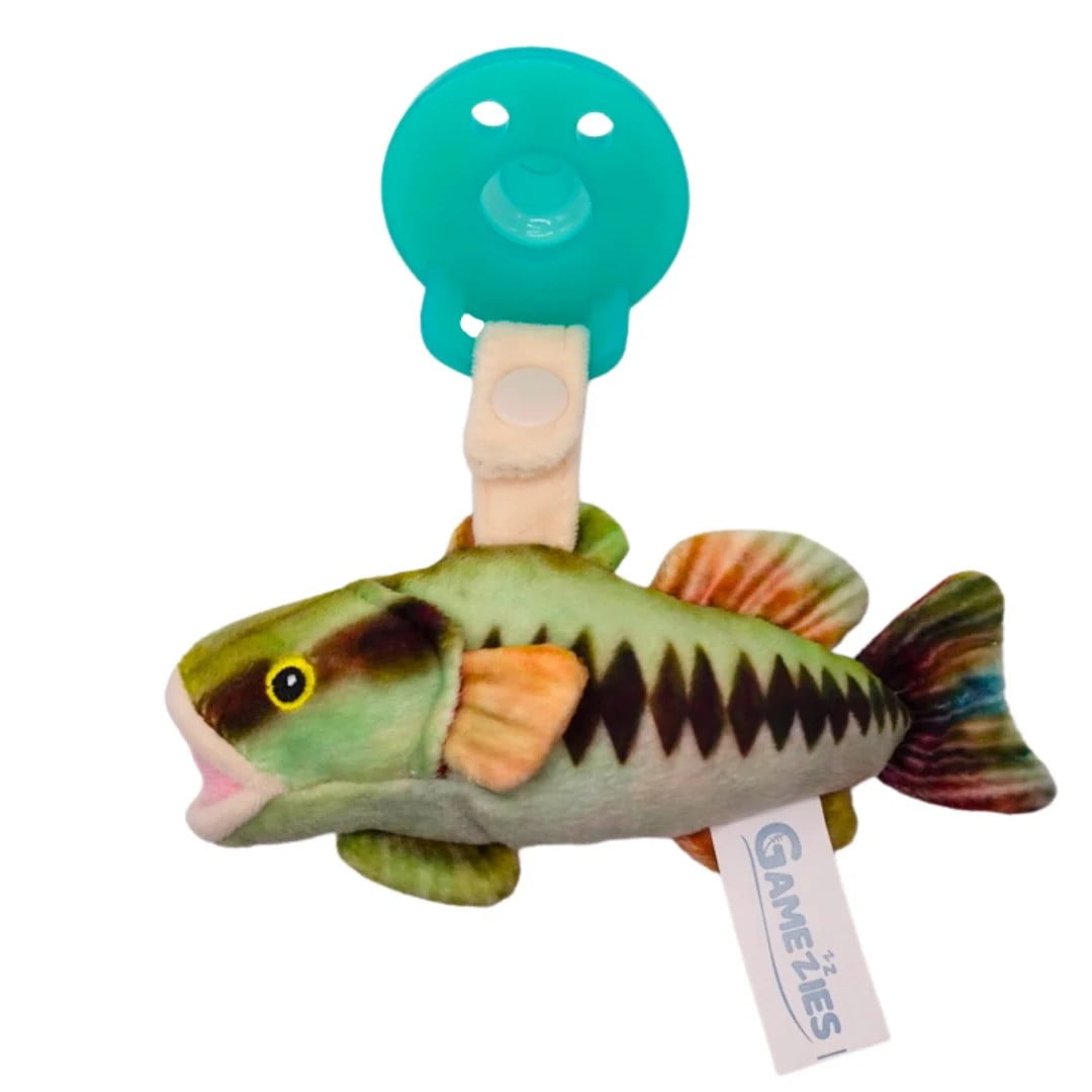 Gamezies Pacifiers and Teethers Gamezies Bass Fish Pacifier