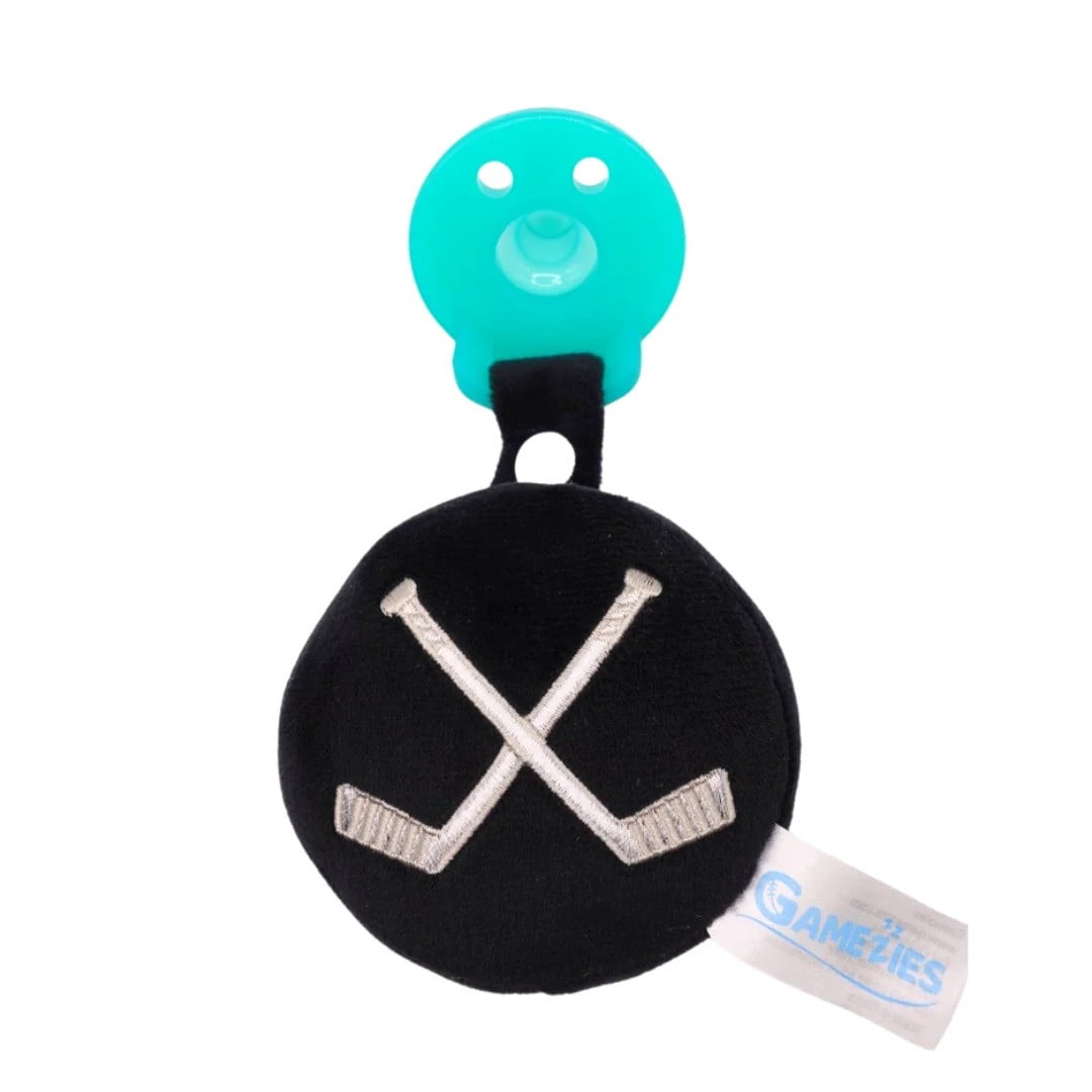 Gamezies Pacifiers and Teethers Gamezies Hockey Puck Pacifier
