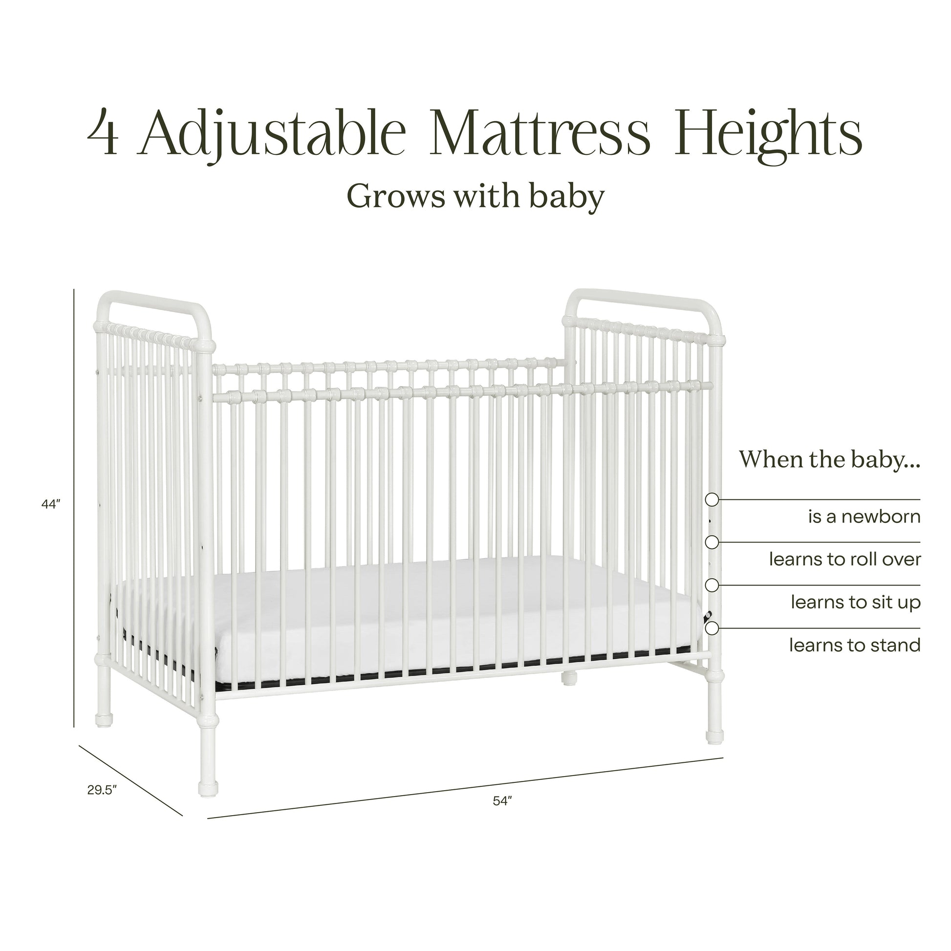 Namesake Abigail 3-in-1 Convertible Crib