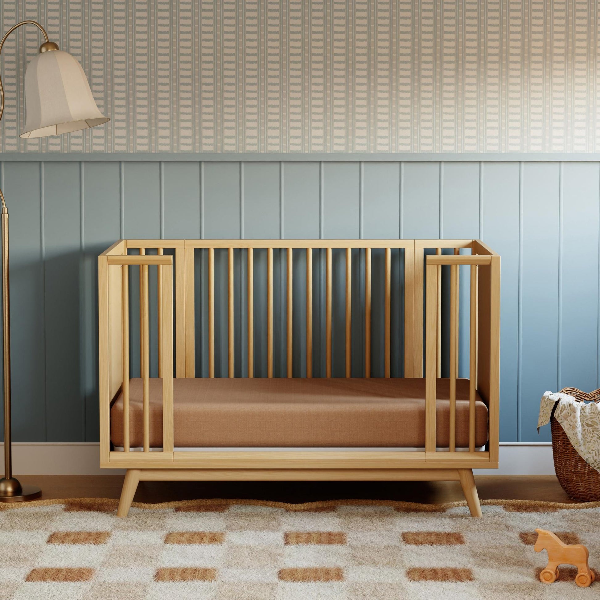 Babyletto Palma 8-in-1 Convertible All-Stages Crib with Bassinet & Toddler Bed Kit