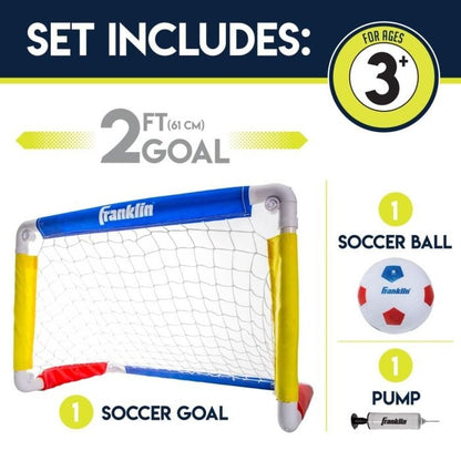 Franklin Sports 24" Soccer Goal w/ Ball & Pump