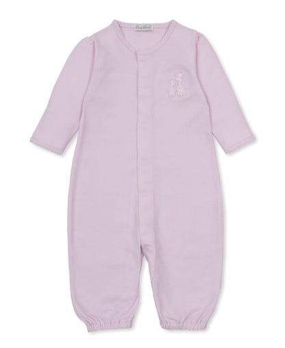 Kissy Kissy Giraffe Laughs Converter Gown Pink
