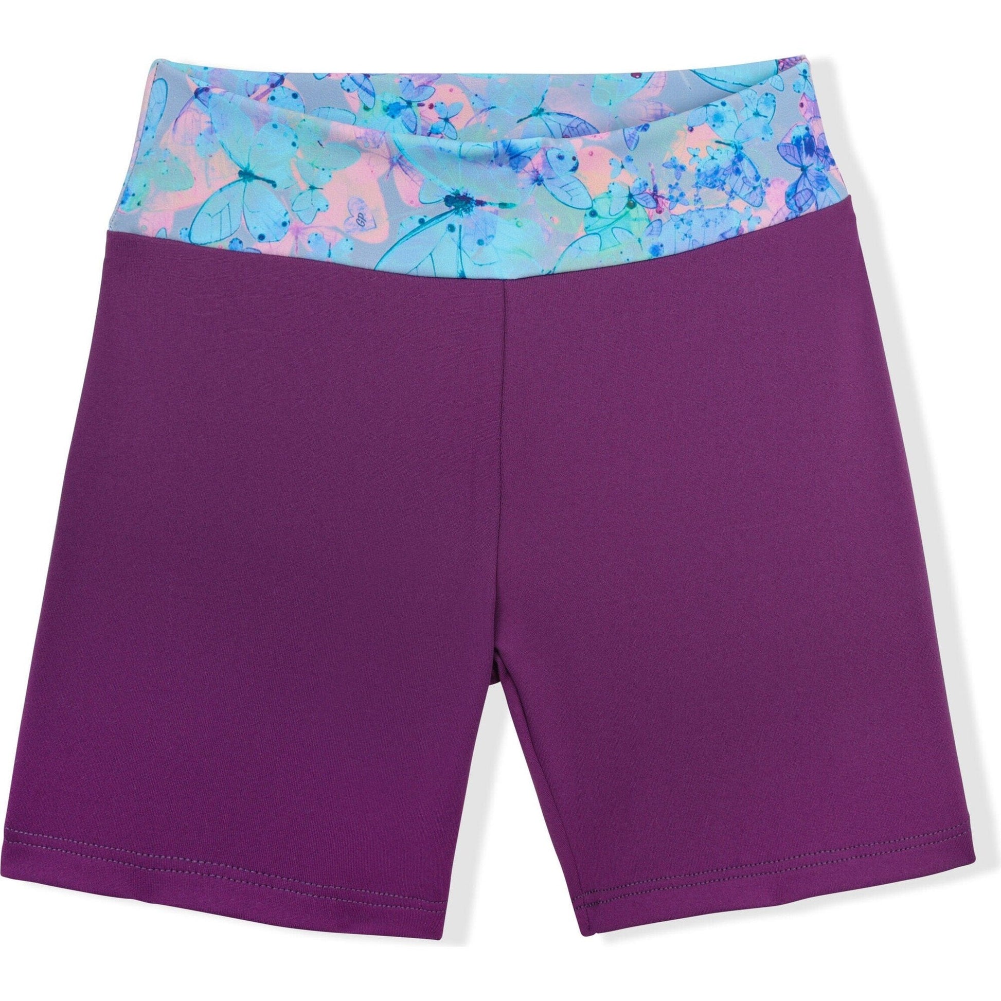 Girl Power SportGirl Power Sport Imperial Purple Short with Butterfly WaistbandBabysupermarket