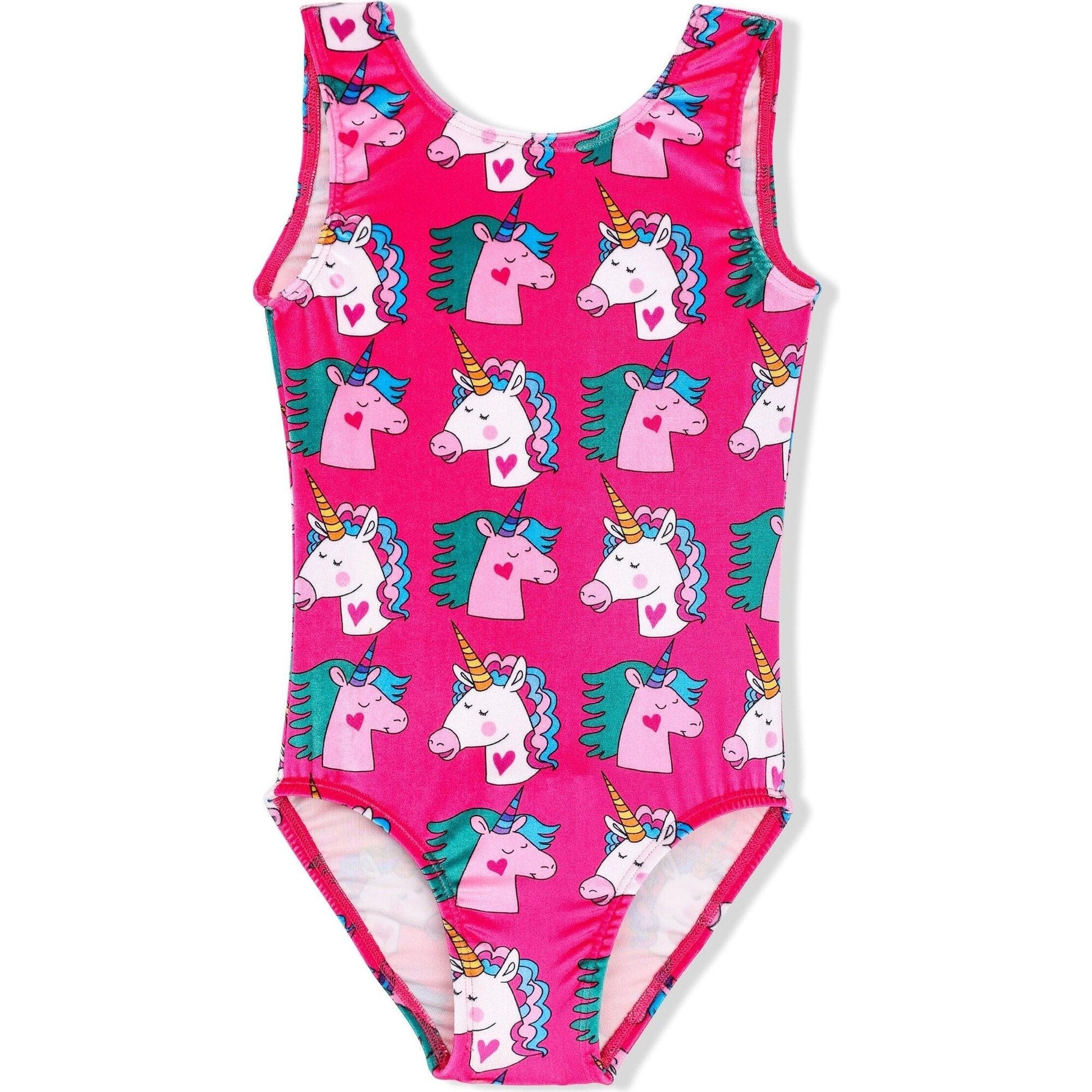 Girl Power SportGirl Power Sport Unicorn Velvet Fuchsia LeotardBabysupermarket