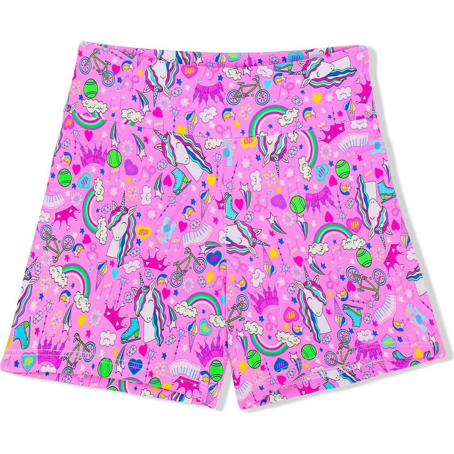 Girl Power SportGirl Power Sport Velvet Fuchsia Unicorn ShortBabysupermarket