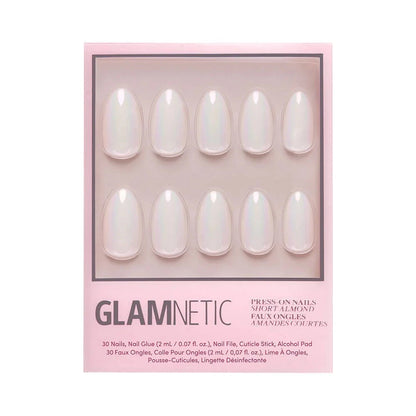 Glamnetic Press-On Nails - Moonlight, Short Almond