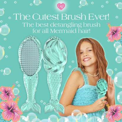 Glimmer WishGlimmer Wish Mermaid Detangling HairbrushBabysupermarket