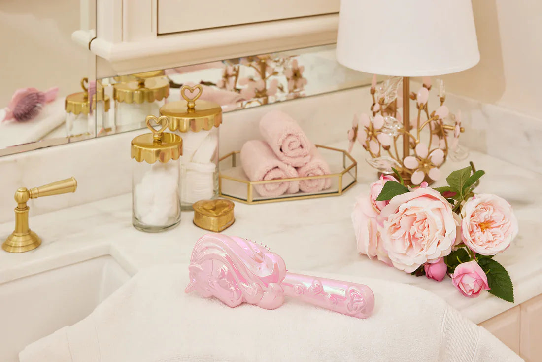 Glimmer WishGlimmer Wish Unicorn Detangling HairbrushBabysupermarket