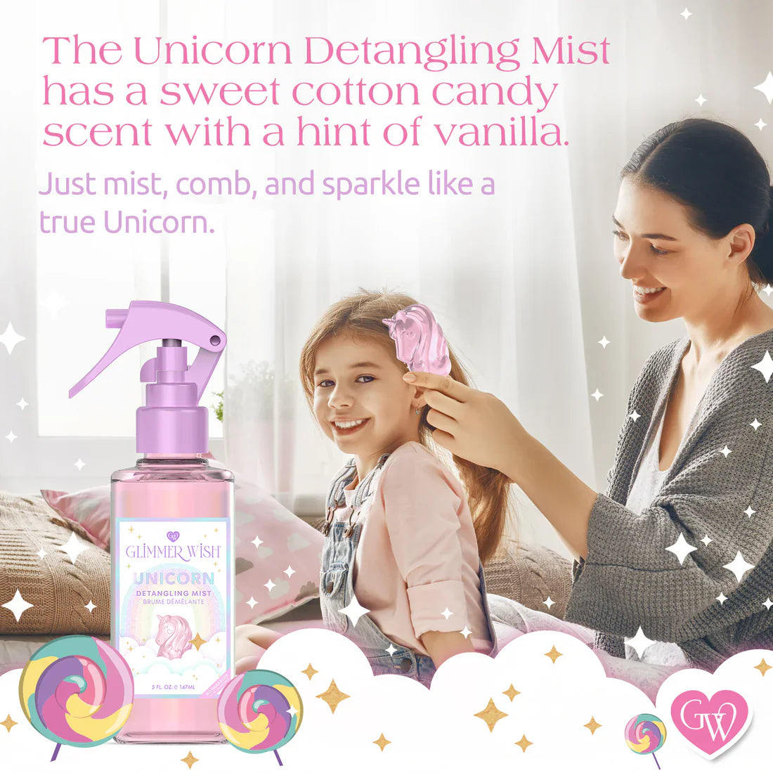 Glimmer Wish Glimmer Wish Unicorn Detangling Mist