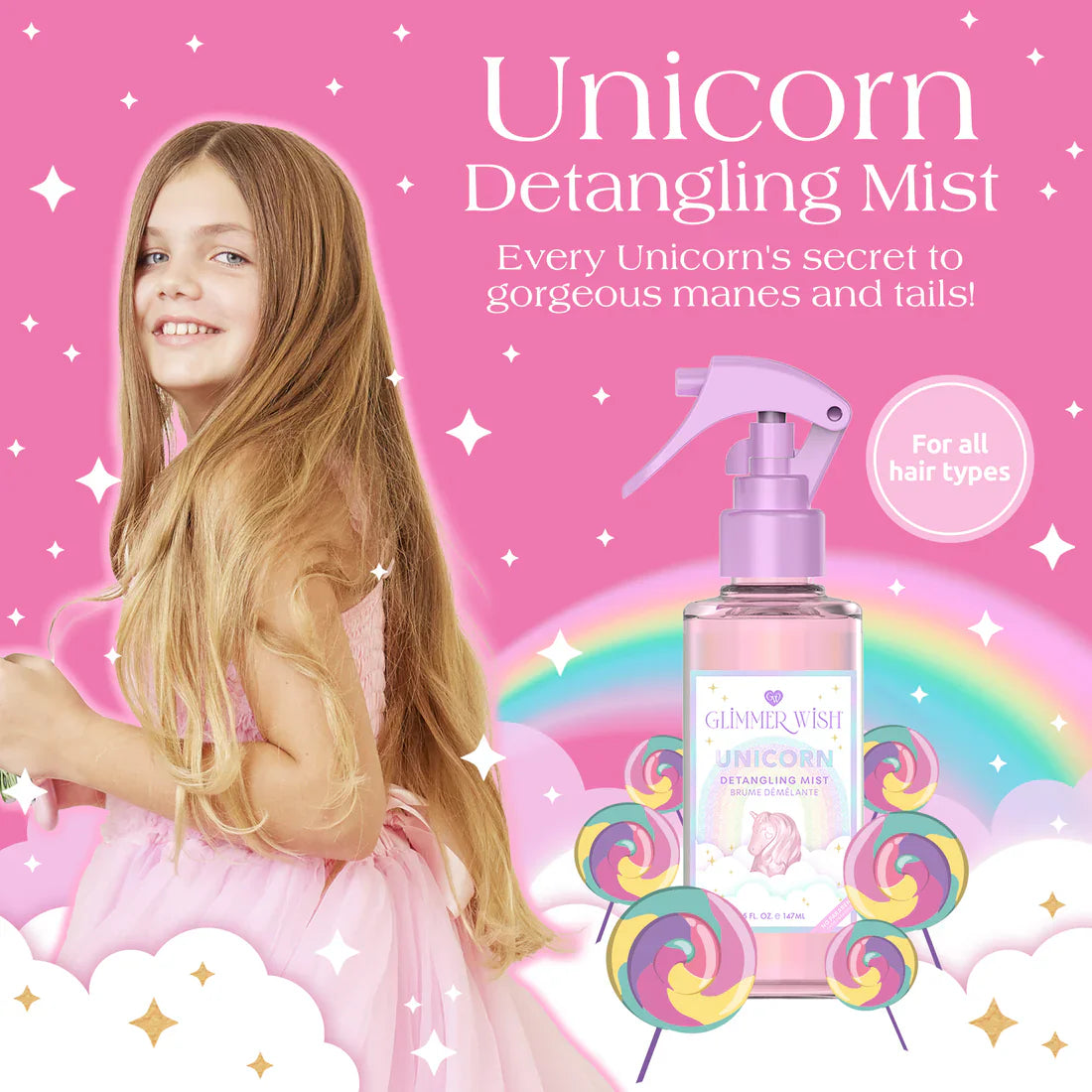 Glimmer Wish Glimmer Wish Unicorn Detangling Mist