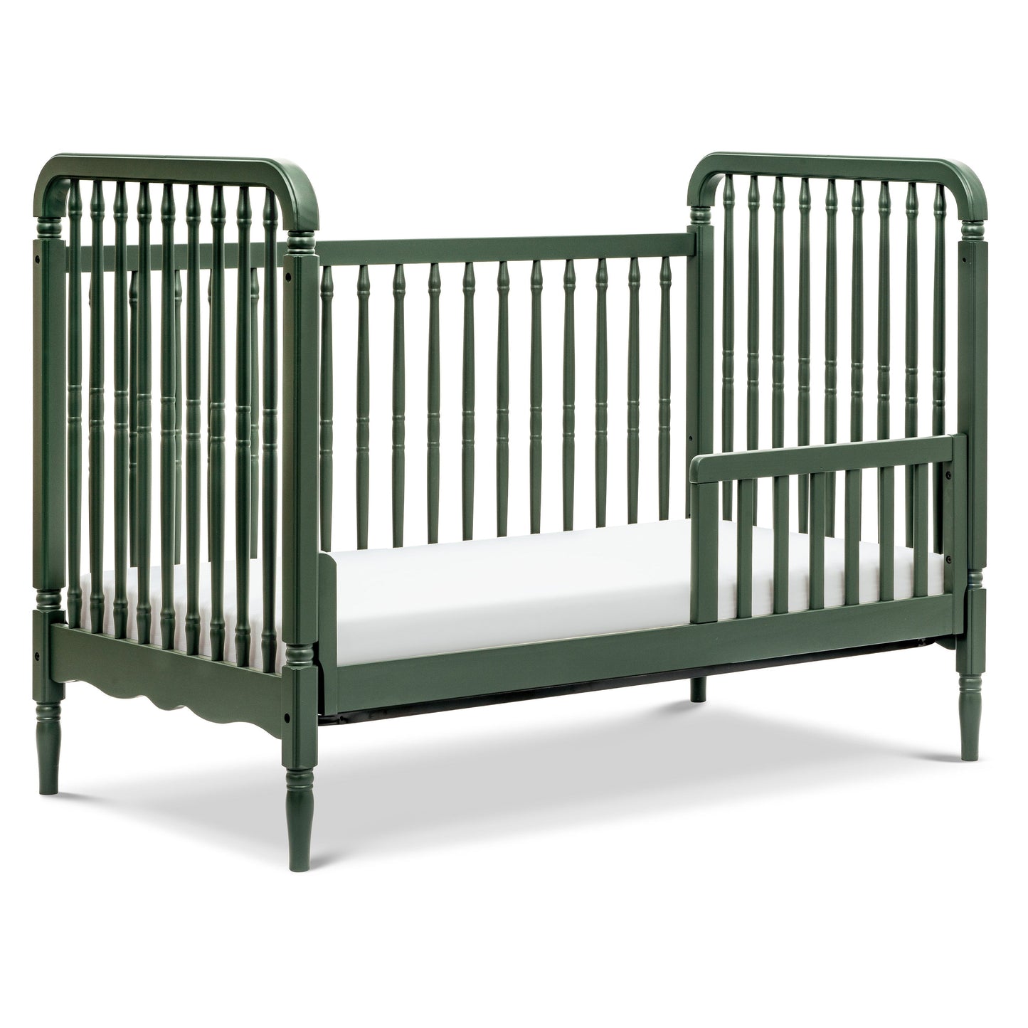 Namesake Liberty 3-in-1 Convertible Spindle Crib with Toddler Bed Conversion Kit