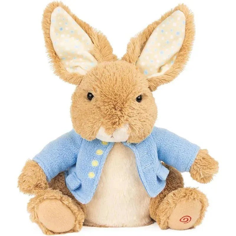 Spin Master Plush Gund Peek-a-Ears Interactive Peter Rabbit, 11 in
