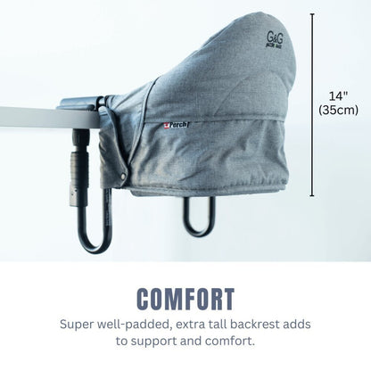 Guzzie+Guss: The Perch Hook On High Chair Black