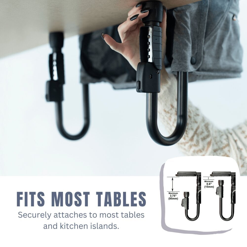 Guzzie+Guss: The Perch Hook On High Chair Black
