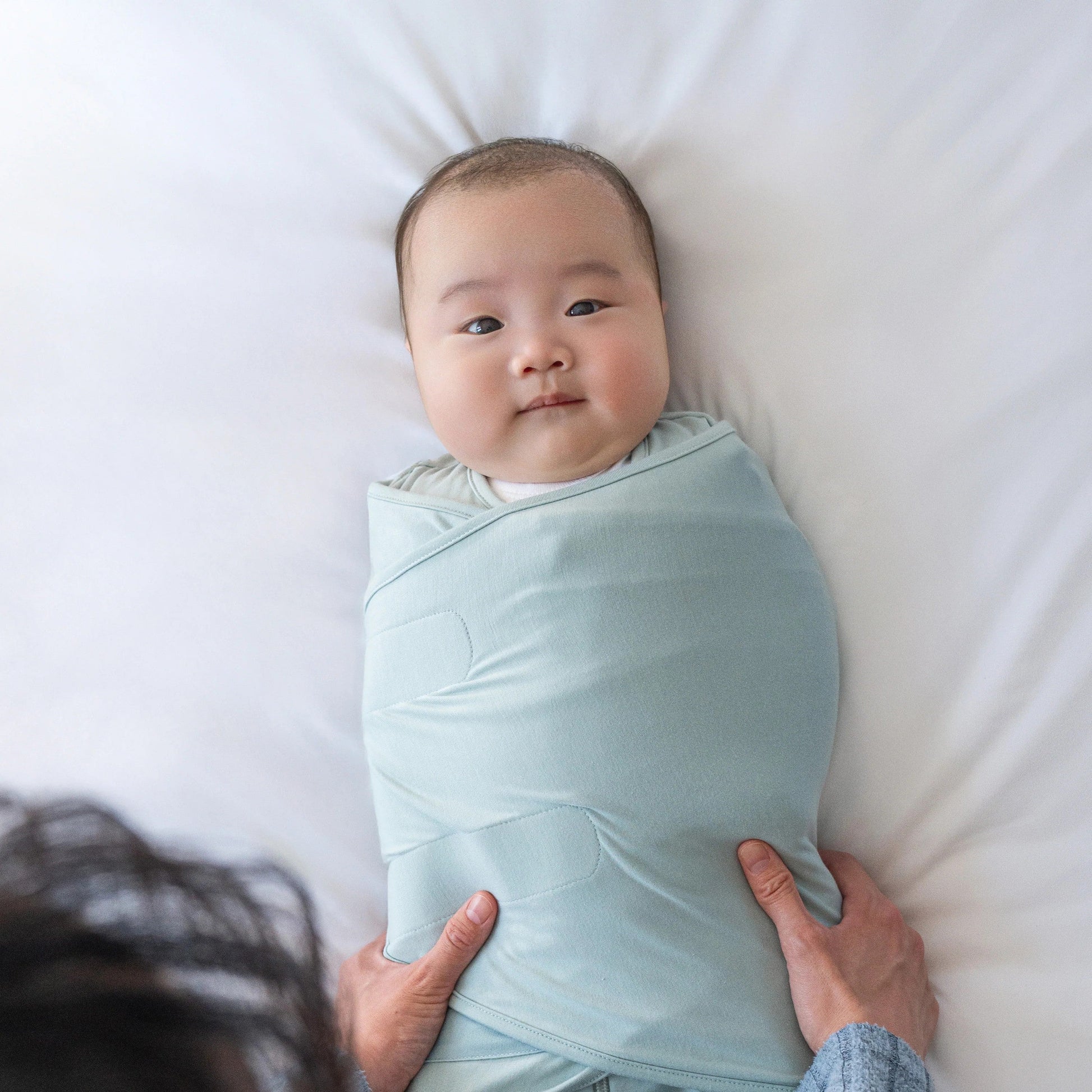 Halo Sleepsack Swaddle SuperSoft Bamboo TOG 2.0 Calm Sage Newborn