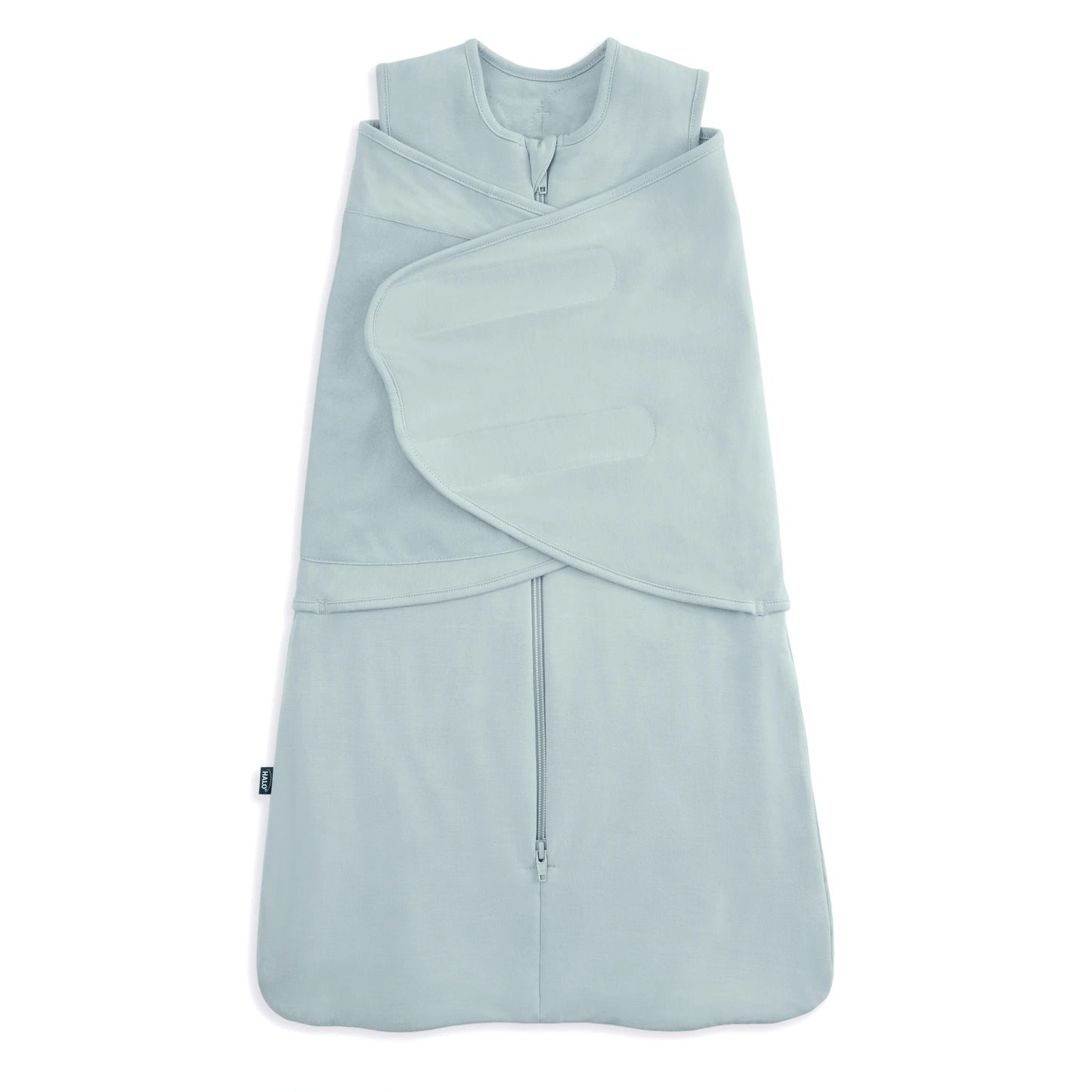 Halo Sleepsack Swaddle SuperSoft Bamboo TOG 2.0 Calm Sage Newborn
